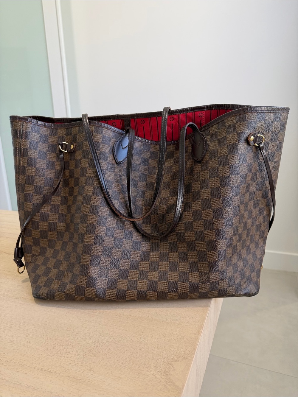 Louis Vuitton Damier Ebene Neverfull GM